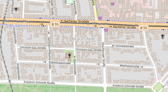 Member auf Satellitenbild