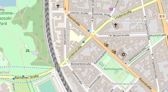 Member auf Satellitenbild