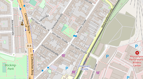 Location auf Satellitenbild