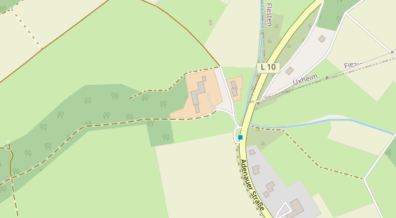 Location auf Satellitenbild