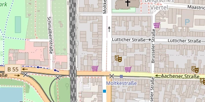 Location auf Satellitenbild