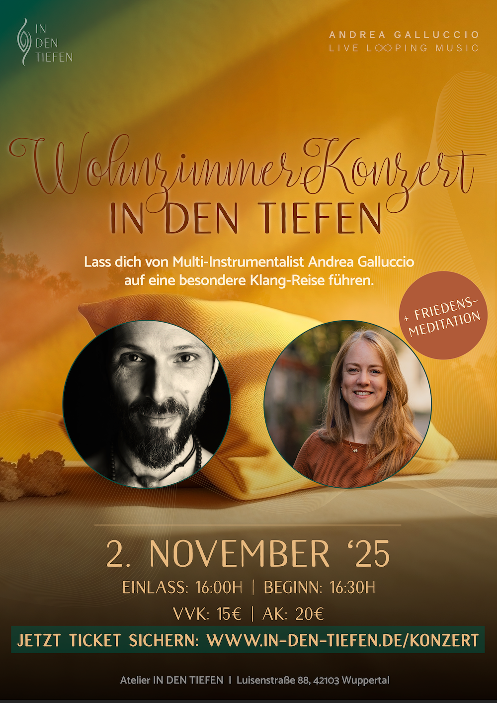 events - WohnzimmerKonzert & Friedensmeditation
