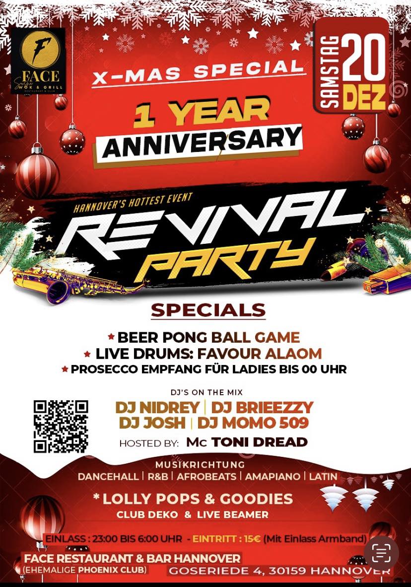 event - Revival Party Hannover Samstag 20.12.2025