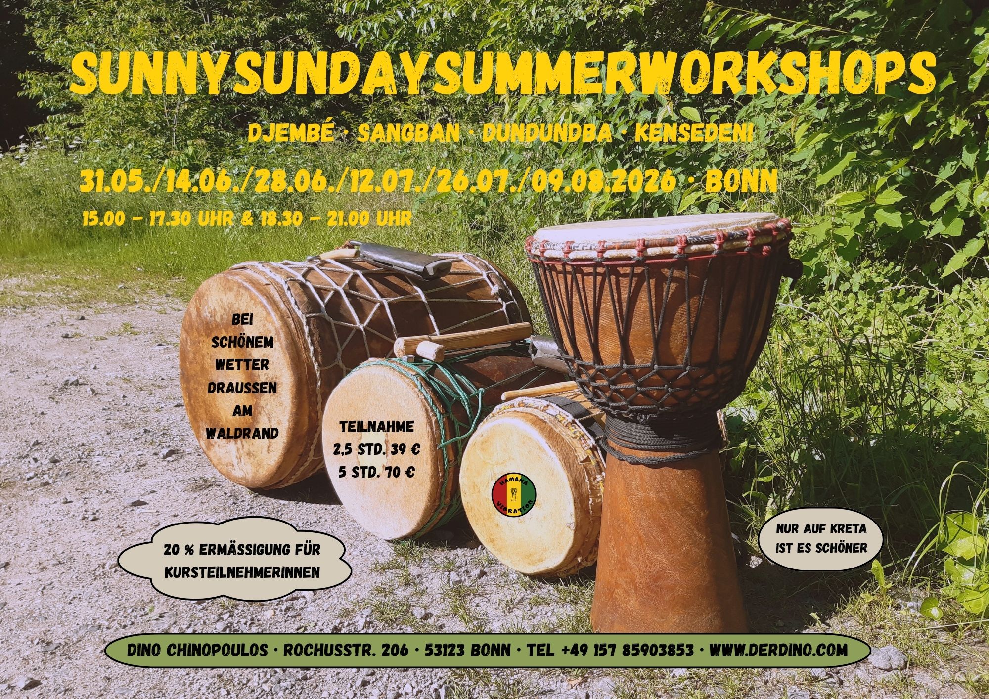 events: Trommelworkshops in Bonn/Köln