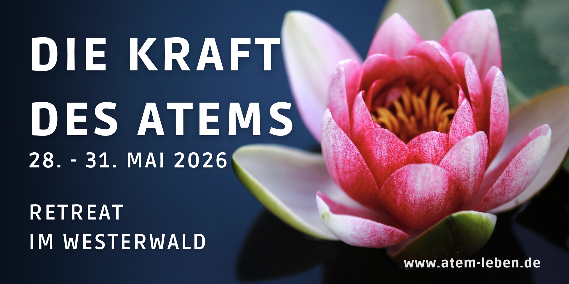 event - Breathwork-Retreat im Westerwald: 28.05. bis 31.05.2026. - Die Kraft des Atems / Breathwork-Retreat