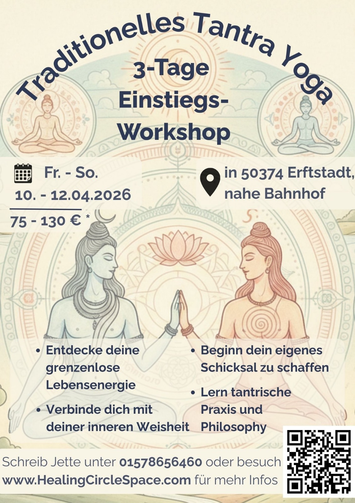 event - Poster des Workshops - 3 Tage Tantra Workshop