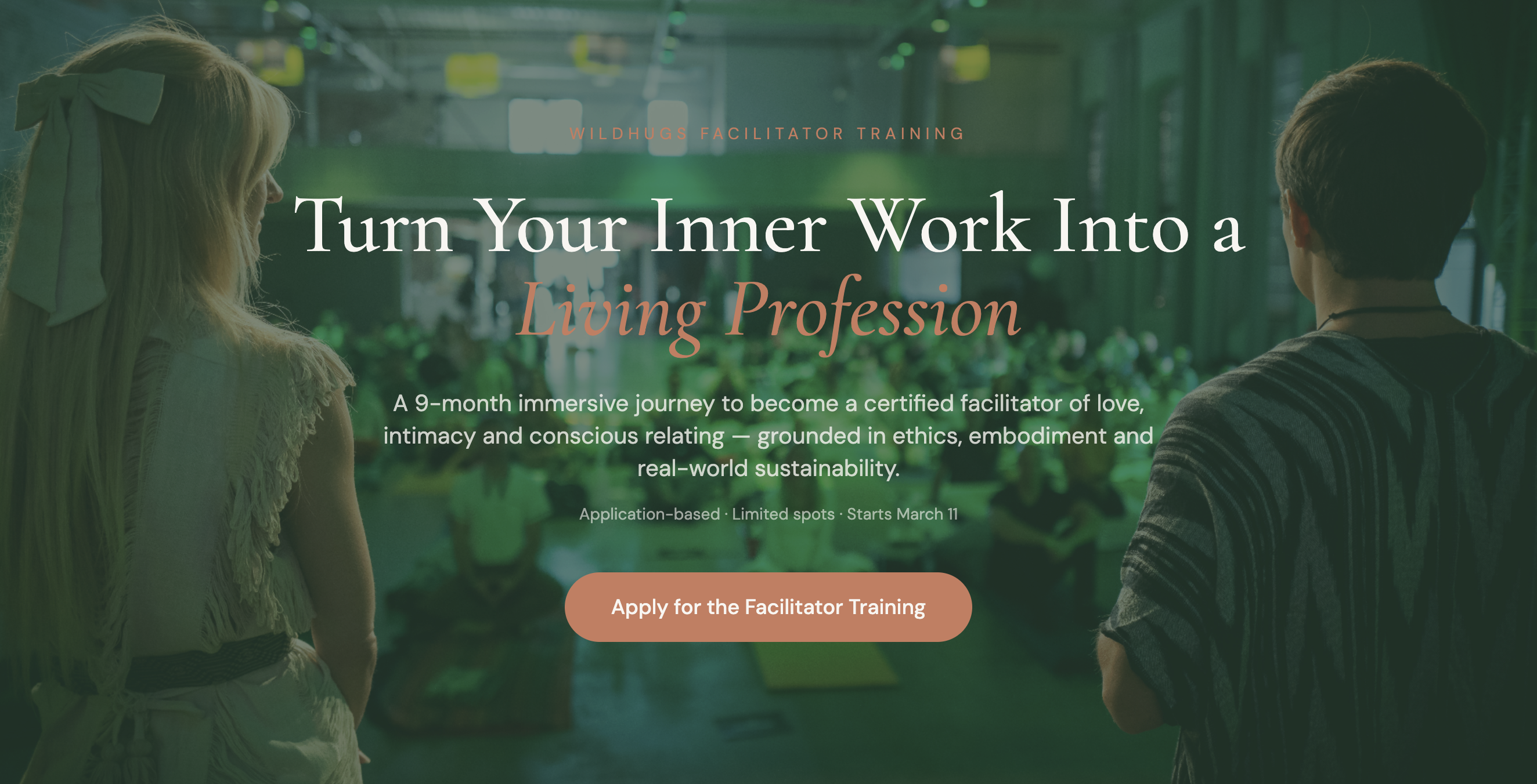 event - Leslie und Marc von WildHugs bei einem ihre Facilitator Training Seminare -  Love & Intimacy Facilitator Training by WildHugs