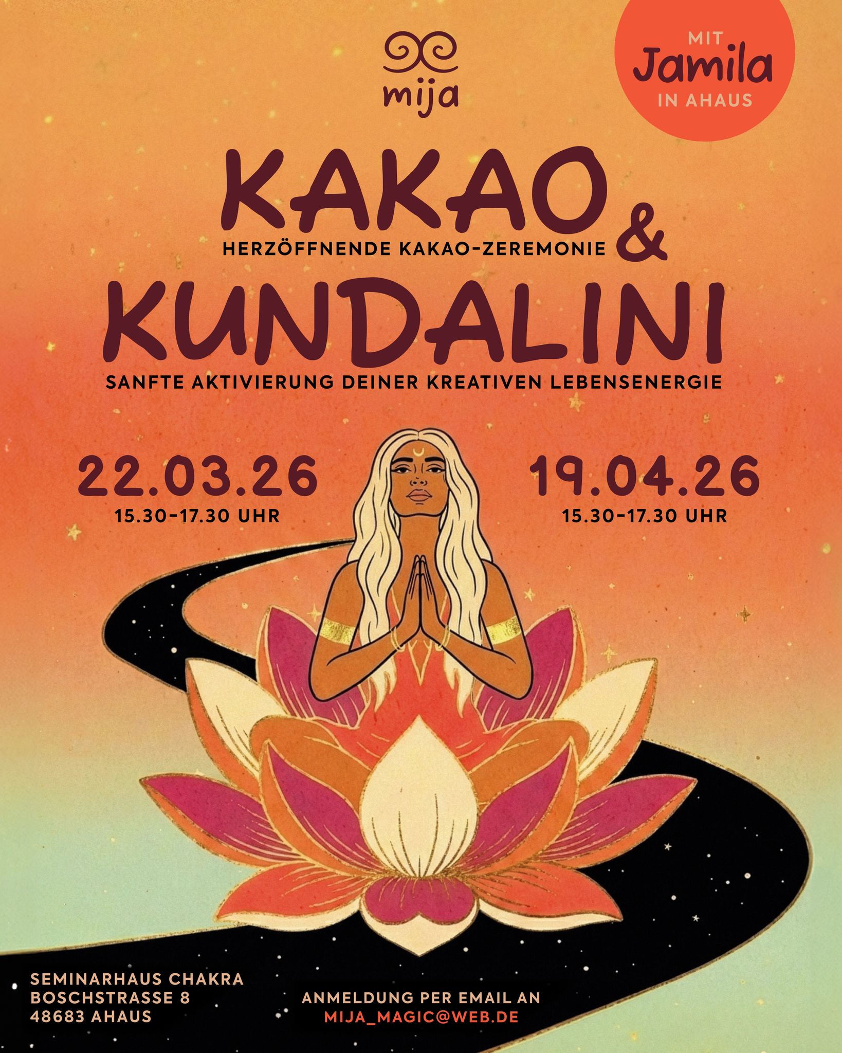 event - Kakao- & Kundalini-Zeremonie – Frauenkreis in Ahaus_19.4.