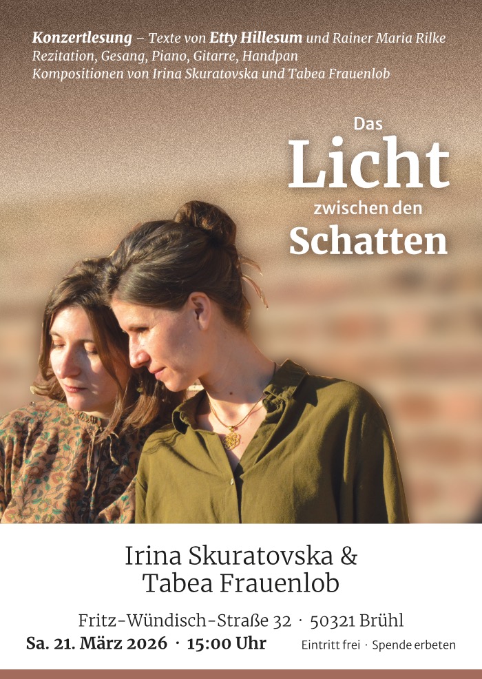 event - Konzertlesung "Das Licht zwischen den Schatten"
