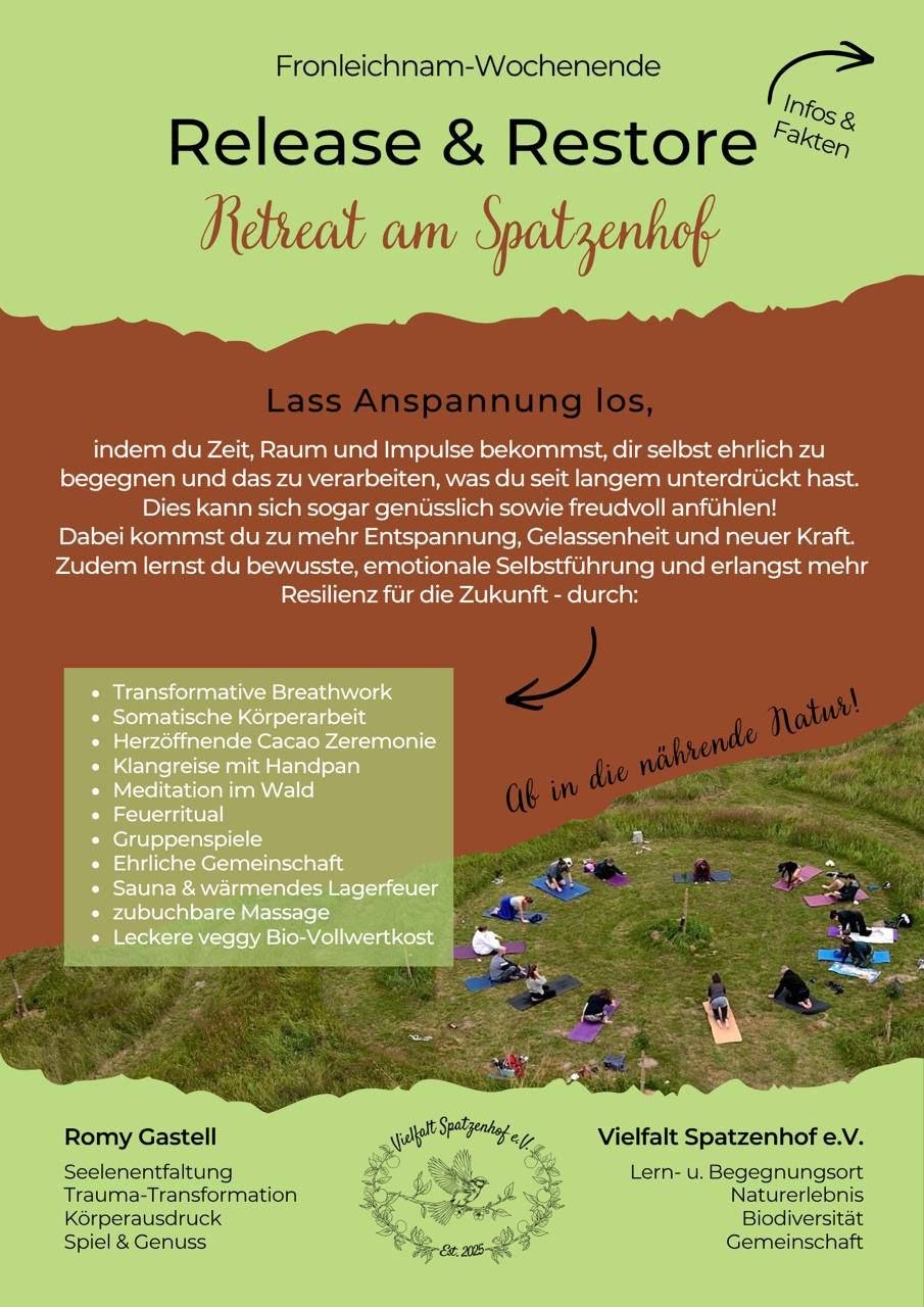 event - Release & Restore Retreat am Spatzenhof