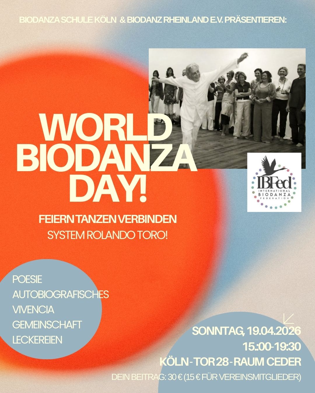 event - Welt Biodanza Tag am 19.04.26 in Köln - WELT BIODANZA TAG