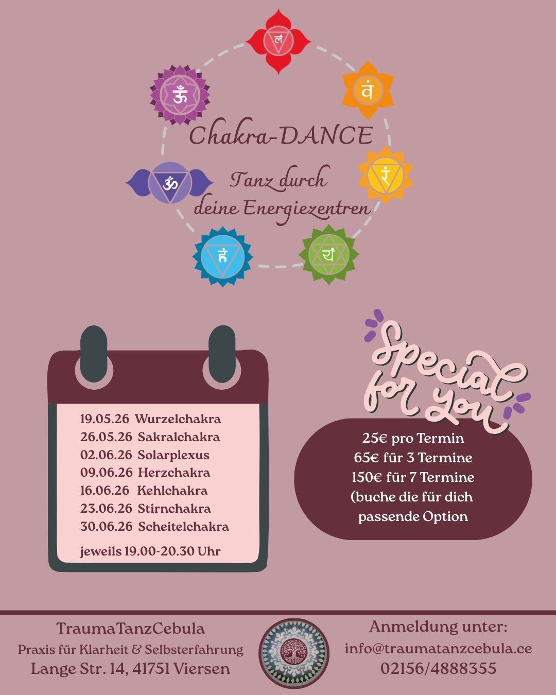 event - Chakra Dance - Tanz durch deine Energiezentren