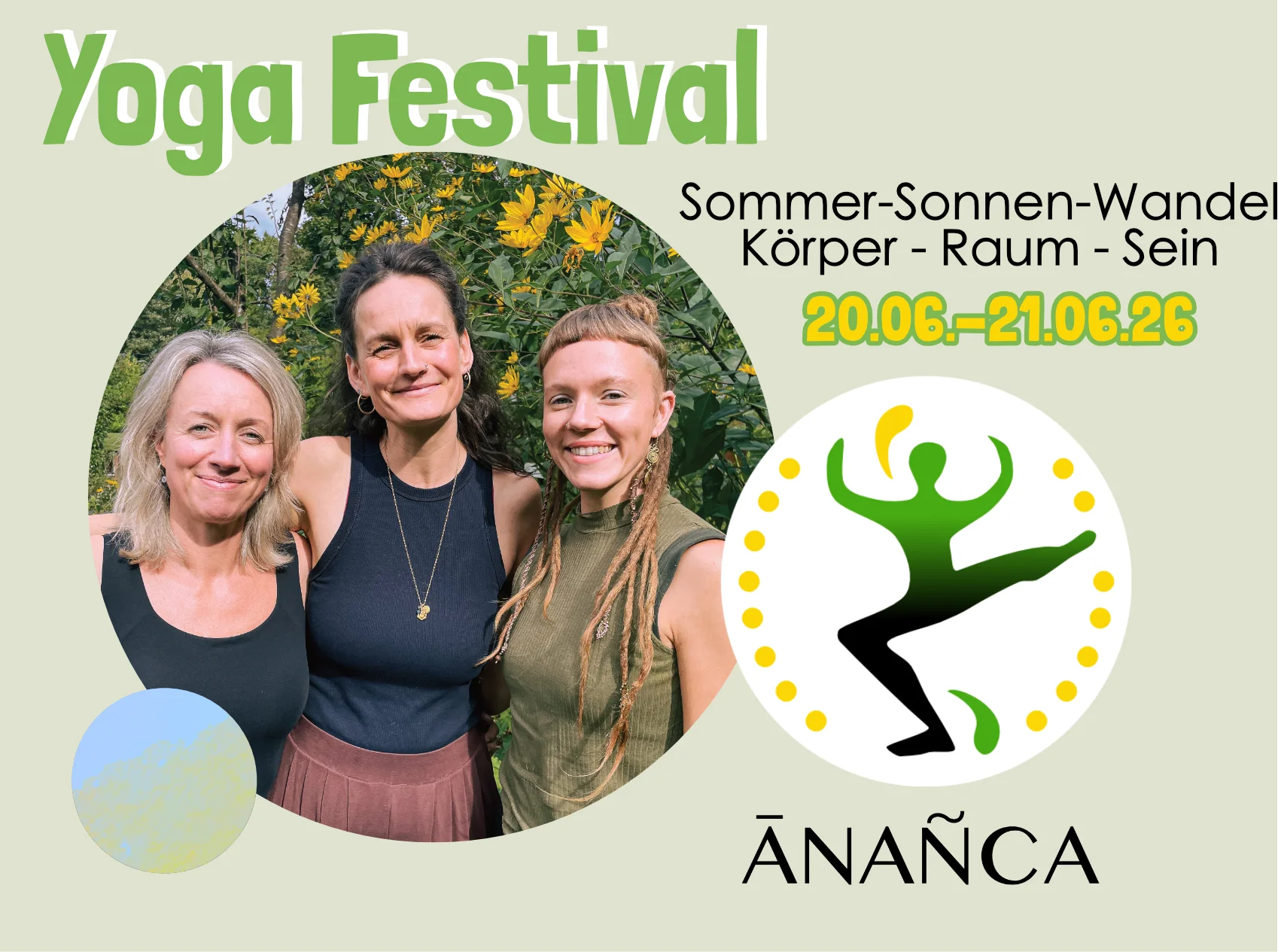 event - Sommer-Sonnen-Wandel Yoga-Festival mit ĀNAÑCA 