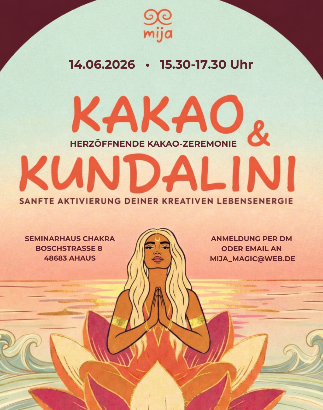 event - Kakao- & Kundalini-Zeremonie – Frauenkreis in Ahaus_14.6.