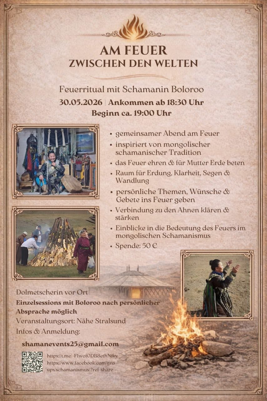event - Am Feuer zwischen den Welten - Feuerritual mit mongolischer Schamanin 