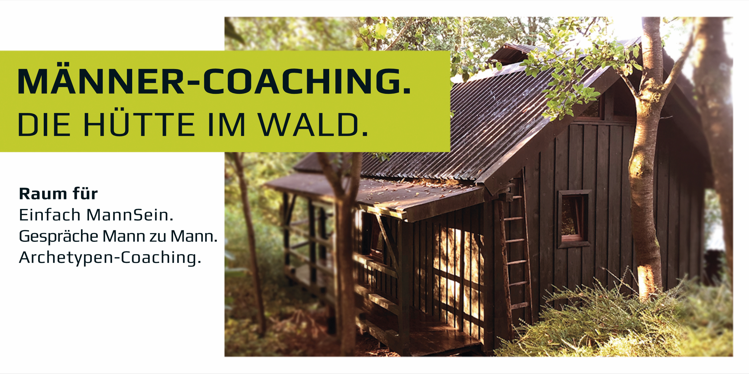 event - MannSein - Coaching für Männer im Wald.