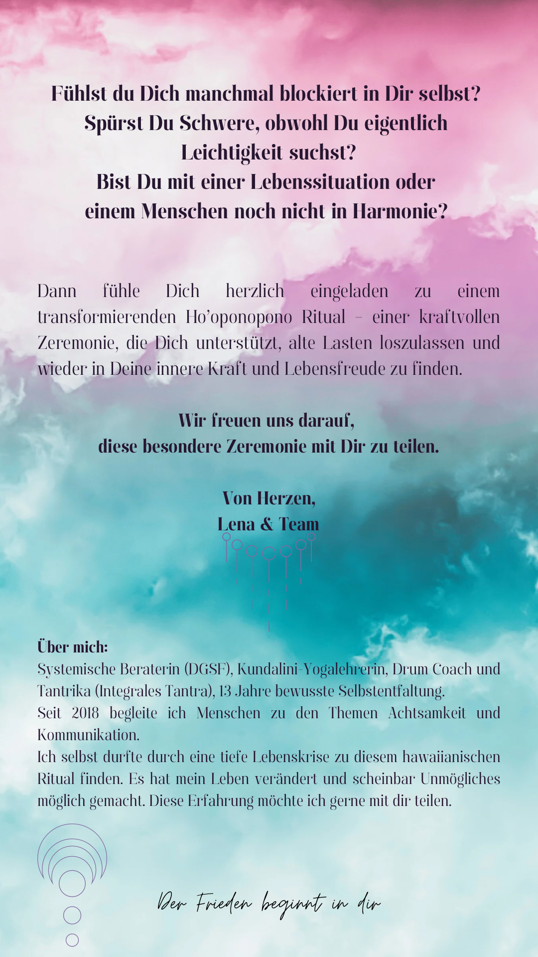 event: Ho’oponopono Vergebungsritual 