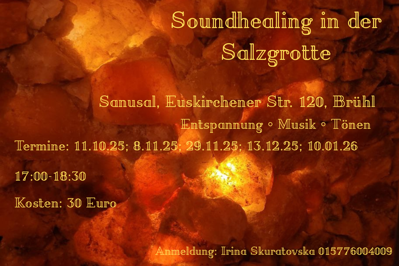 events - Bad Münstereifel - Soundhealing in der Salzgrotte