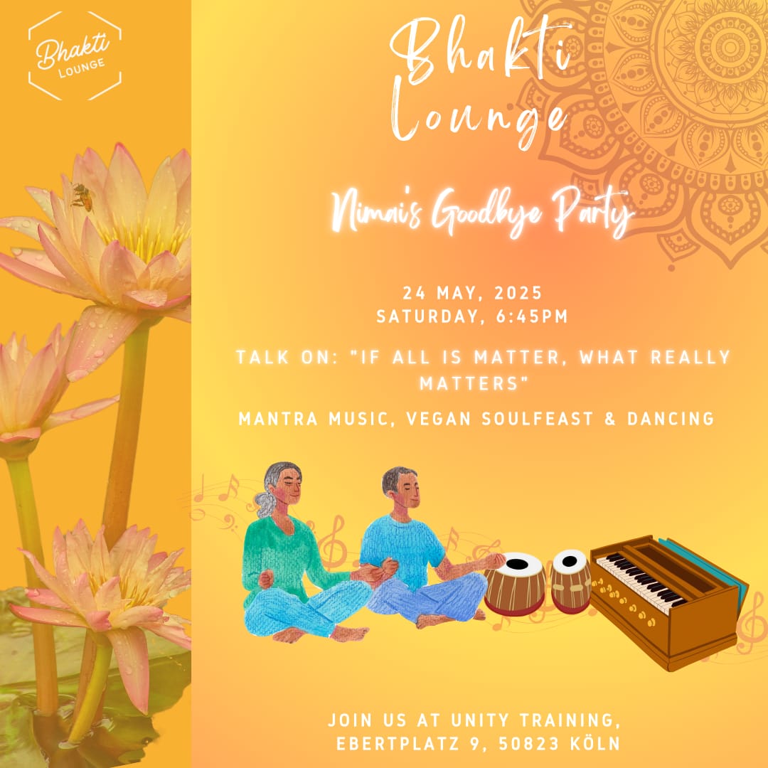 event: Bhakti Lounge: Nimai's Goodbye Party 