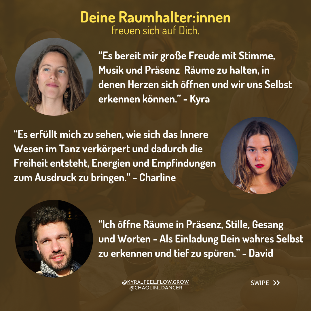 event: Über Deine Raumhalter:innen - BE THE FLOW – ZURÜCK ZU DIR