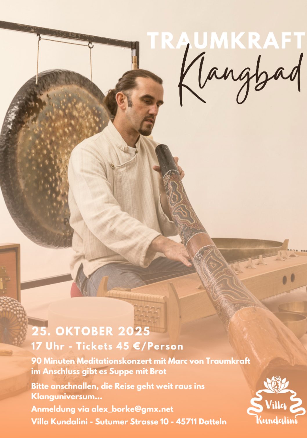 event: Marc mit Digerido  - Klangbad mit Marc in der Villa Kundalini in Datteln 