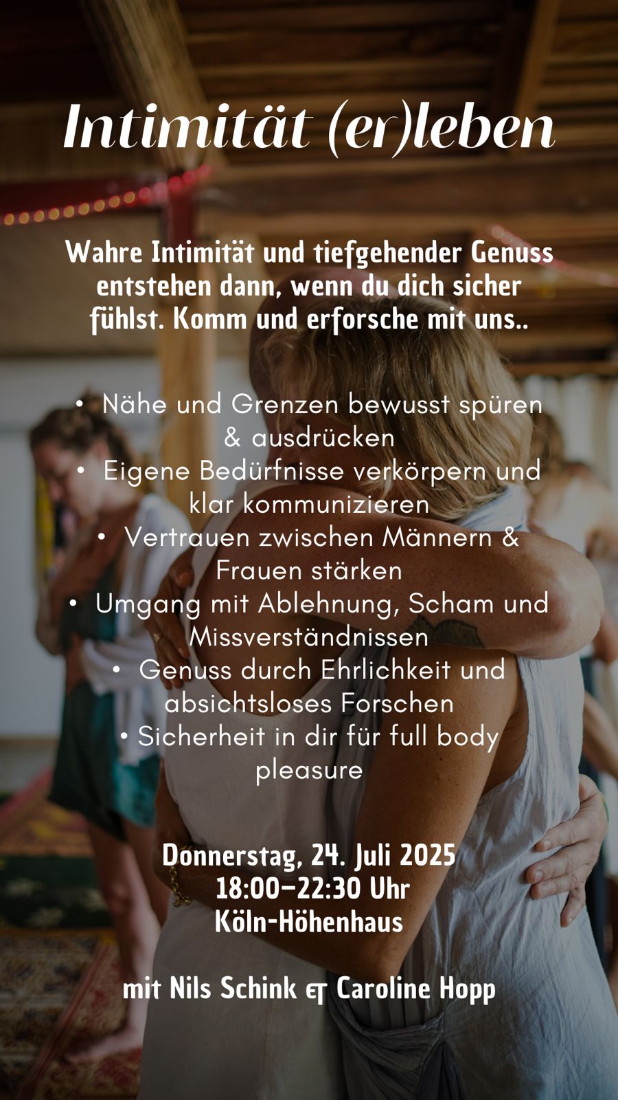 event: Intimität (er-)leben  – Ein Workshop für ehrliche Verbindung