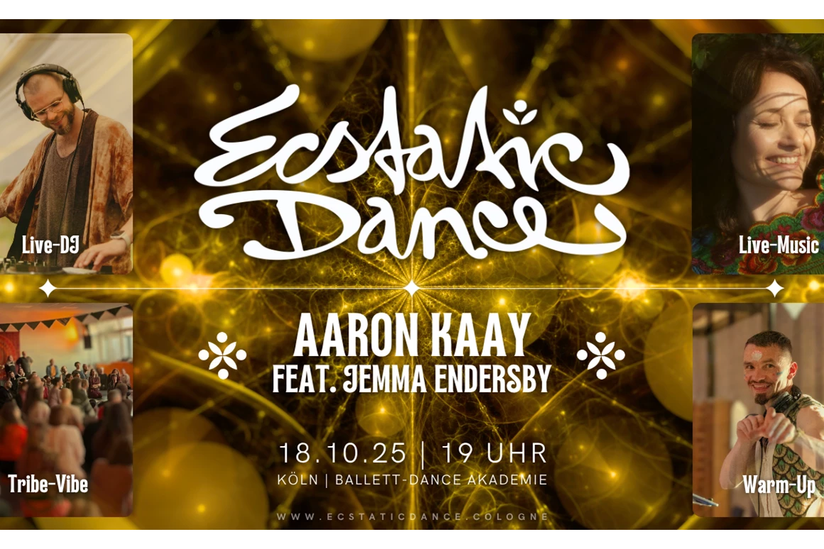 event: Ecstatic Dance Cologne | Aaron Kaay & Jemma Endersby
