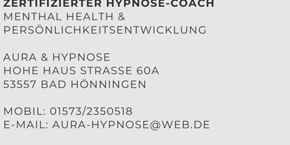 events - Kategorie: Zeremonie / Ritual - Morsbach (Oberbergischer Kreis) - Gruppen-Hypnose Körperliche Fitness & Abnehmen (Wellbeing)