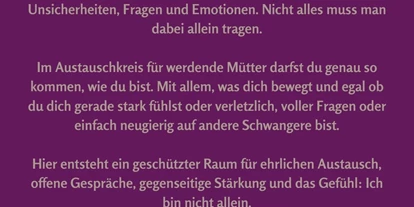 events - Ratingen Hösel - Schwangerenkreis "Schwanger & Verbunden"
