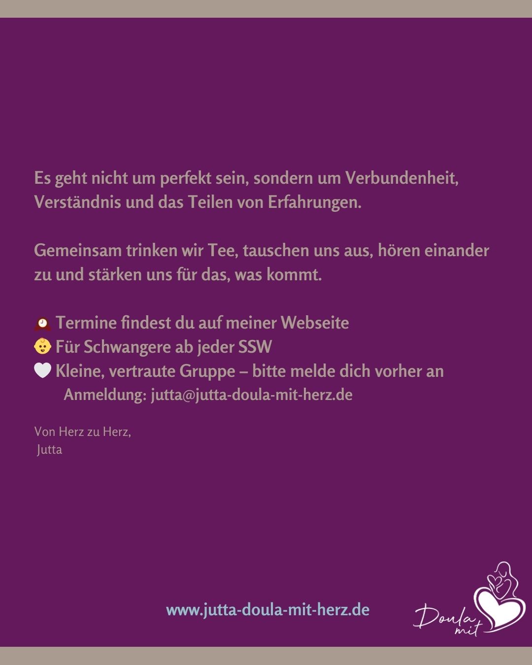 event: Schwangerenkreis "Schwanger & Verbunden"