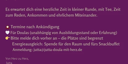 events - Köln Dellbrück - DoulaZeit