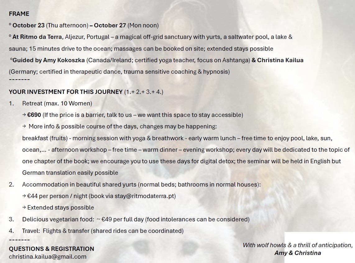 event: Women Wolves Retreat Portugal