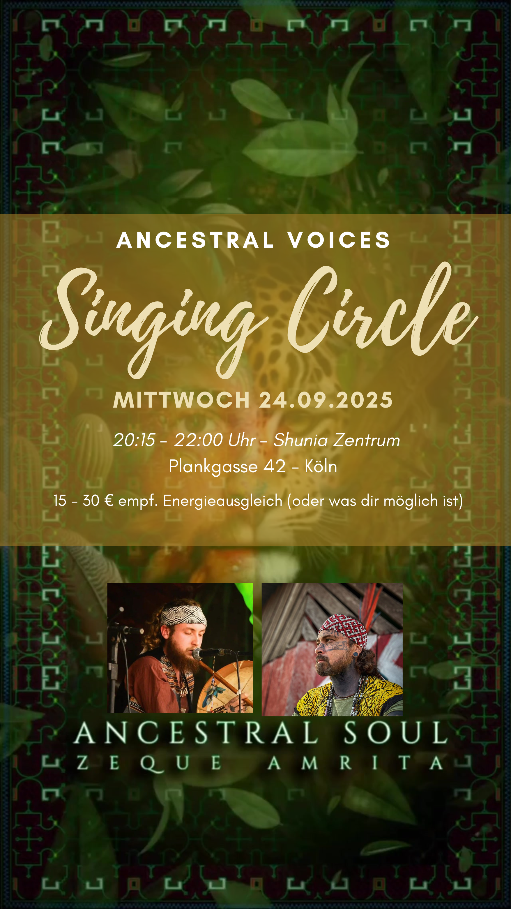 event: Singing Circle - Zeque Amrita & Cairê