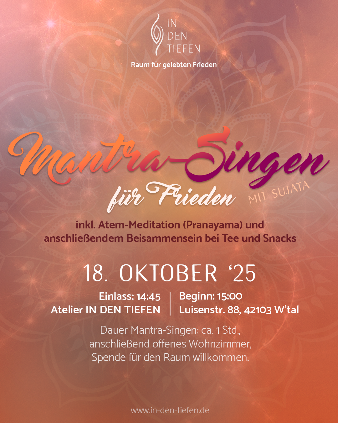 event: Mantra-Singen für den Frieden