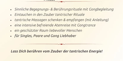 events - Ratingen Hösel - Die Magie des Tantra: Für Einsteiger mit magischer Gong Begleitung