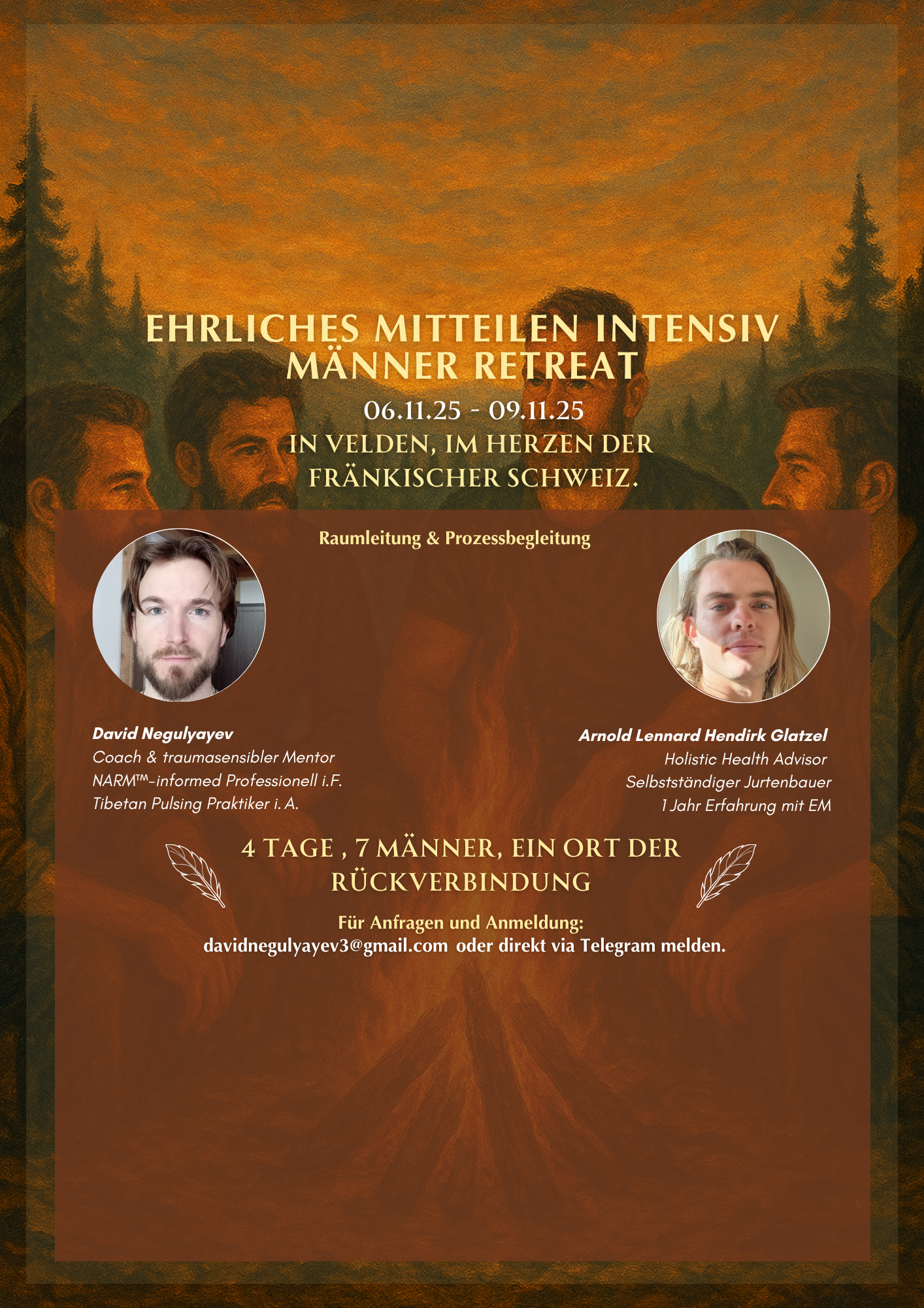 event: Ehrliches Mitteilen Intensiv Männerretreat 