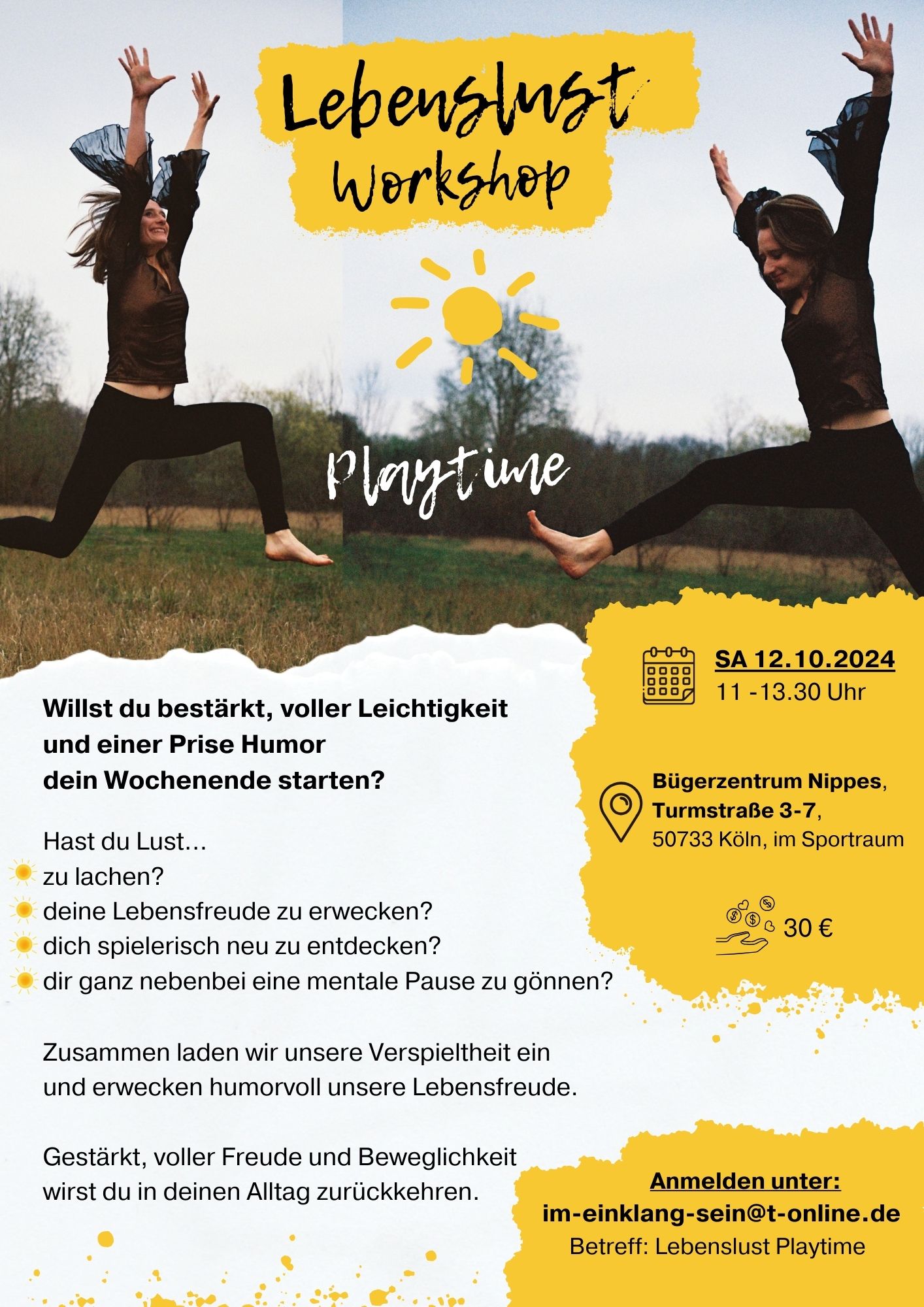event: ☀️- Lebenslust Playtime Workshop -☀️