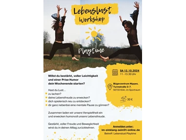 event: ☀️- Lebenslust Playtime Workshop -☀️
