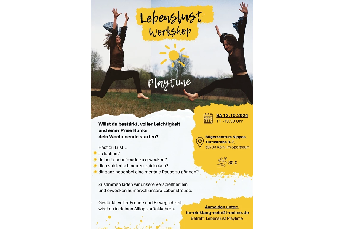 event: ☀️- Lebenslust Playtime Workshop -☀️