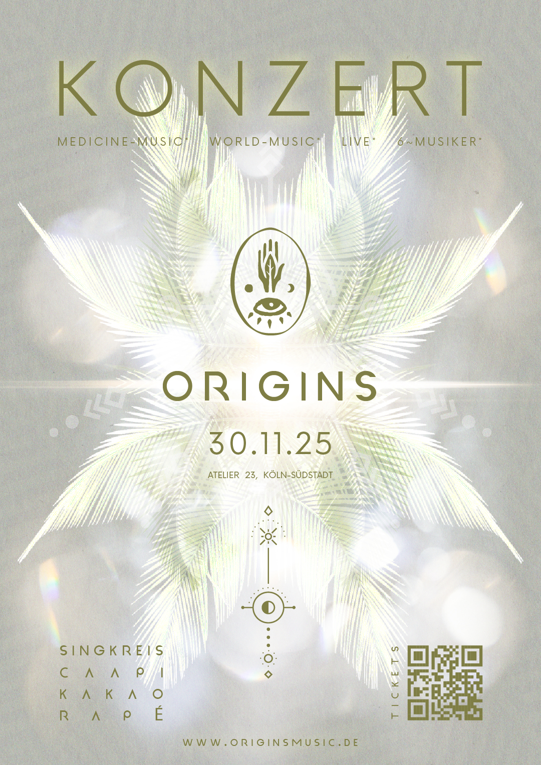 event: Konzert Plakat - ORIGINS - World Music Concert