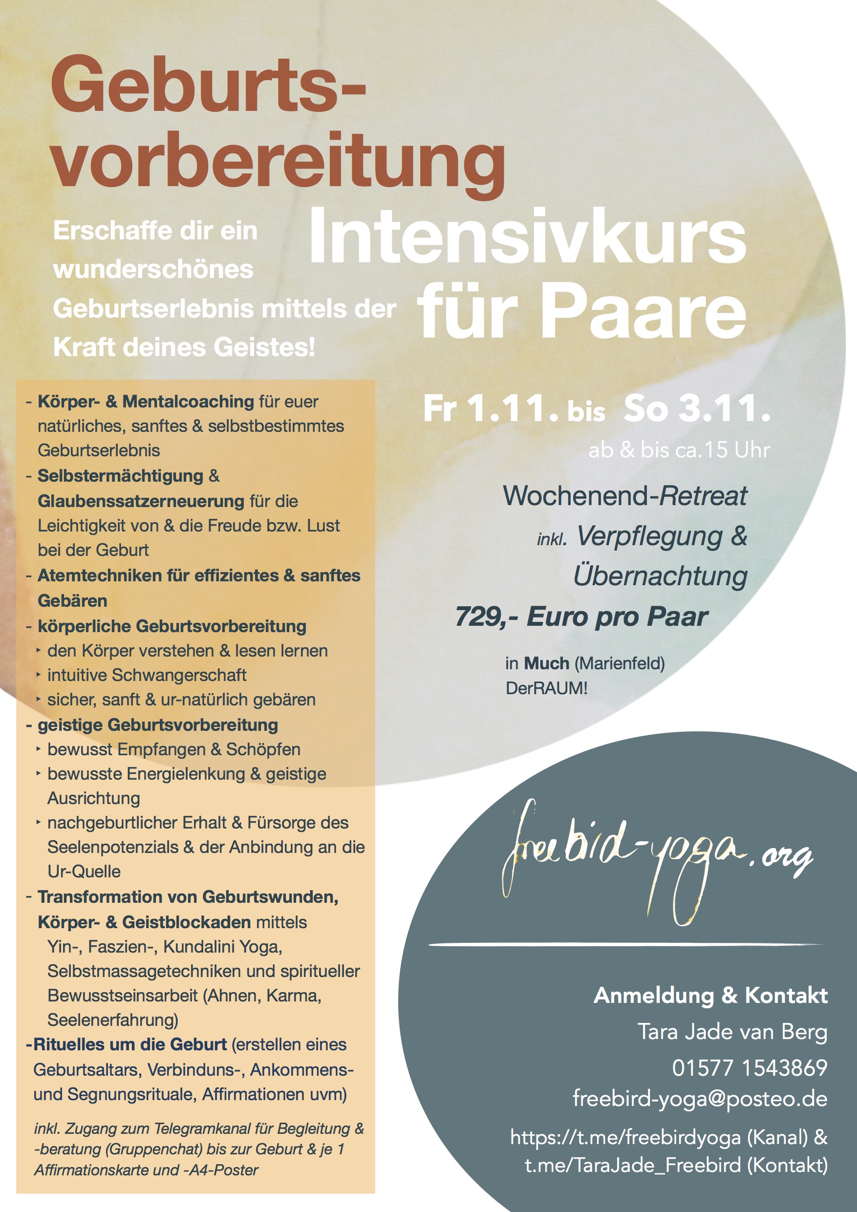 event: Geburtsvorbereitungskurs - Intensivkurs für Paare