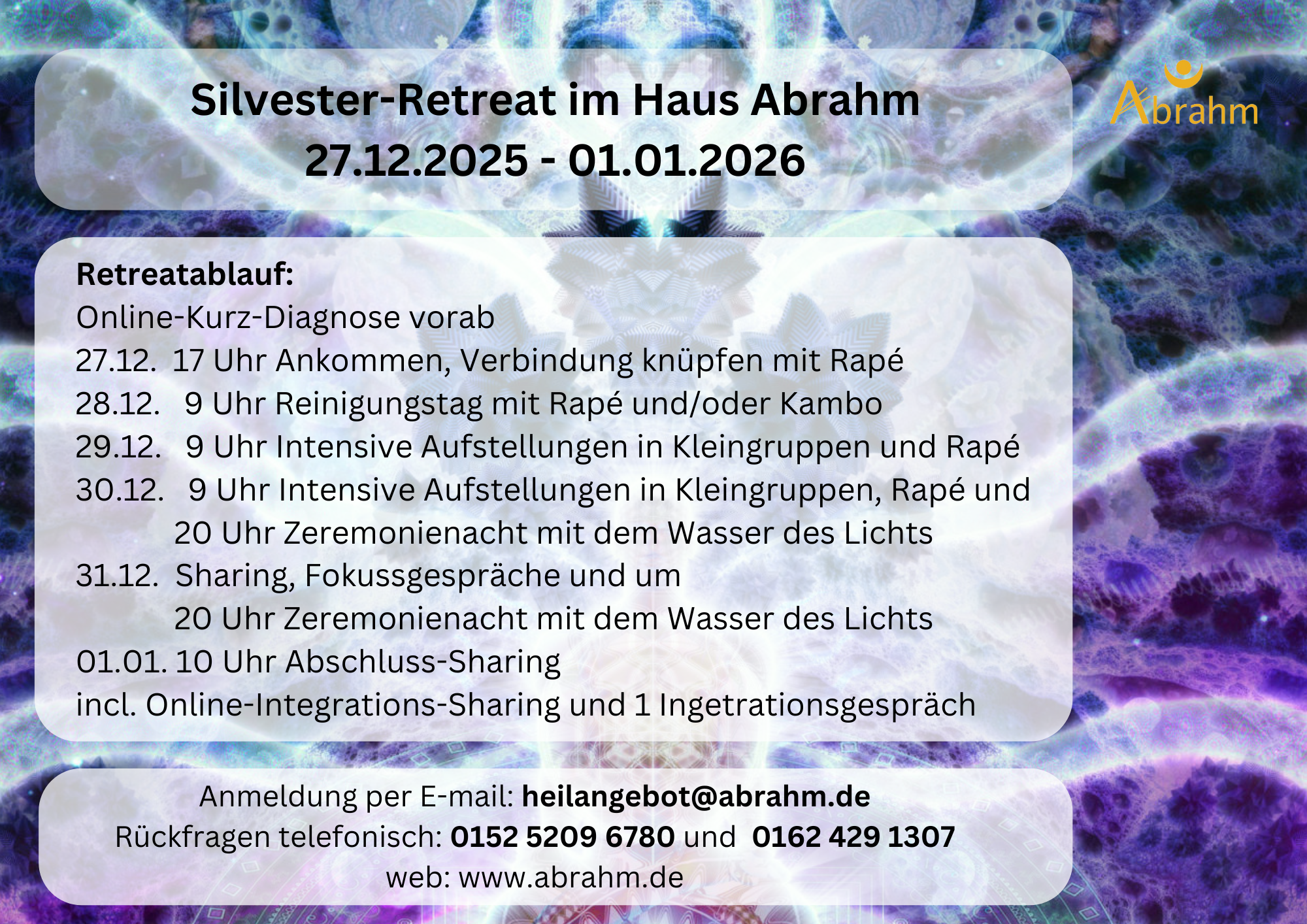 events - Kategorie: Musik - Kerpen (Rhein-Erft-Kreis) - Event-Beschreibung - Schamanisches Silvester-Retreat