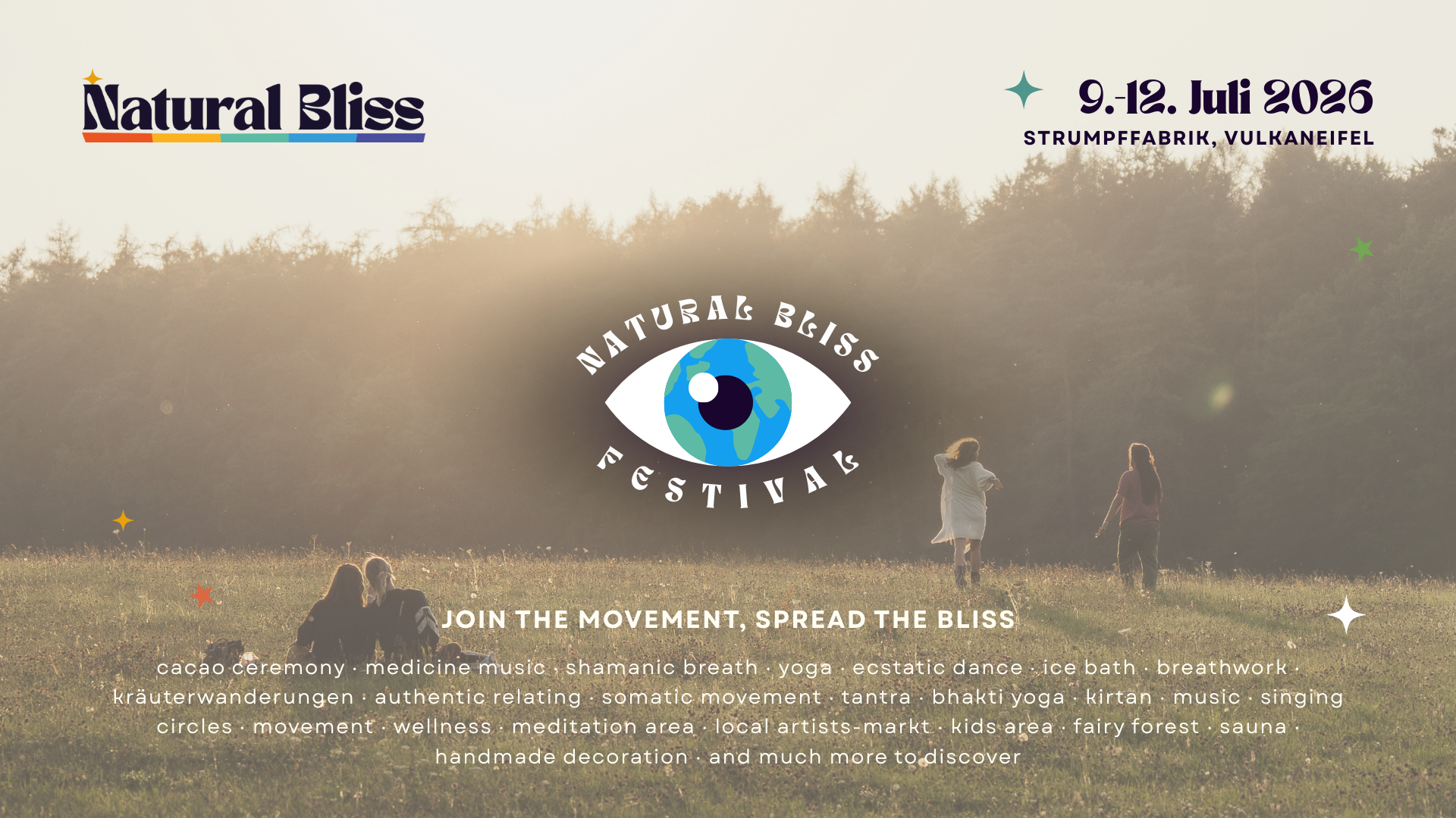 events - Kategorie: Tanz - Großlittgen - Natural Bliss Festival 2026 - das Sommerfestival 👁️