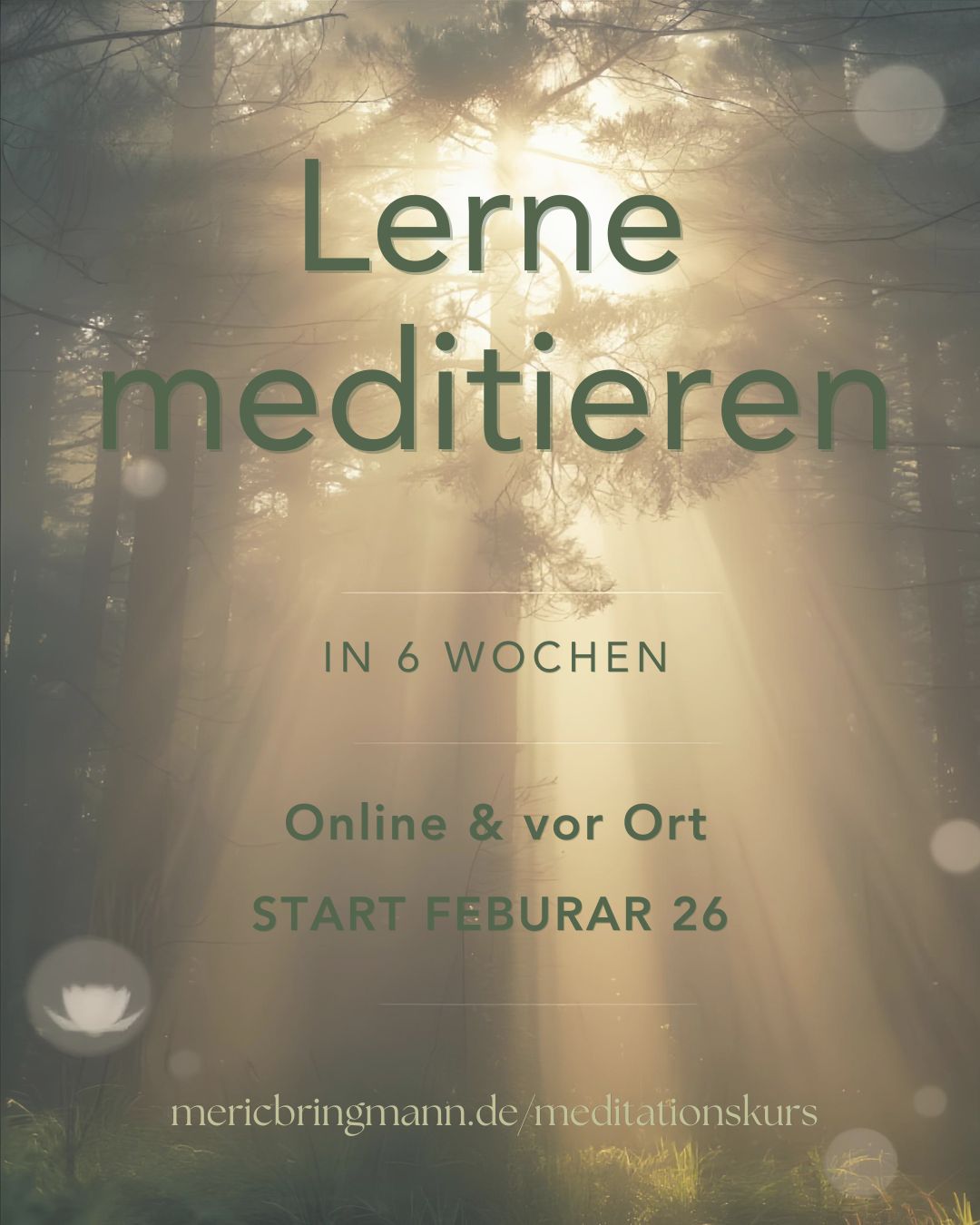 events - Köln Höhenhaus - In 6 Wochen meditieren lernen