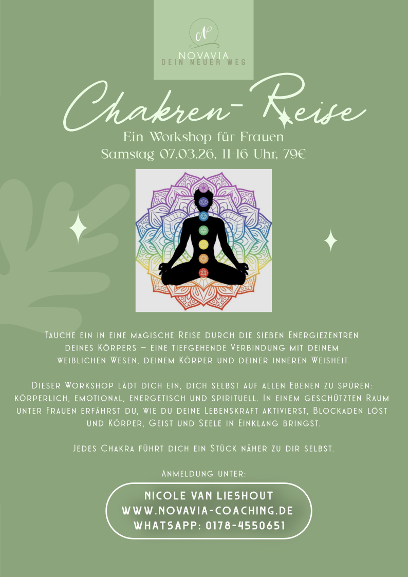 events - Niederrhein - Chakren-Reise, eine Erfahrung für Frauen