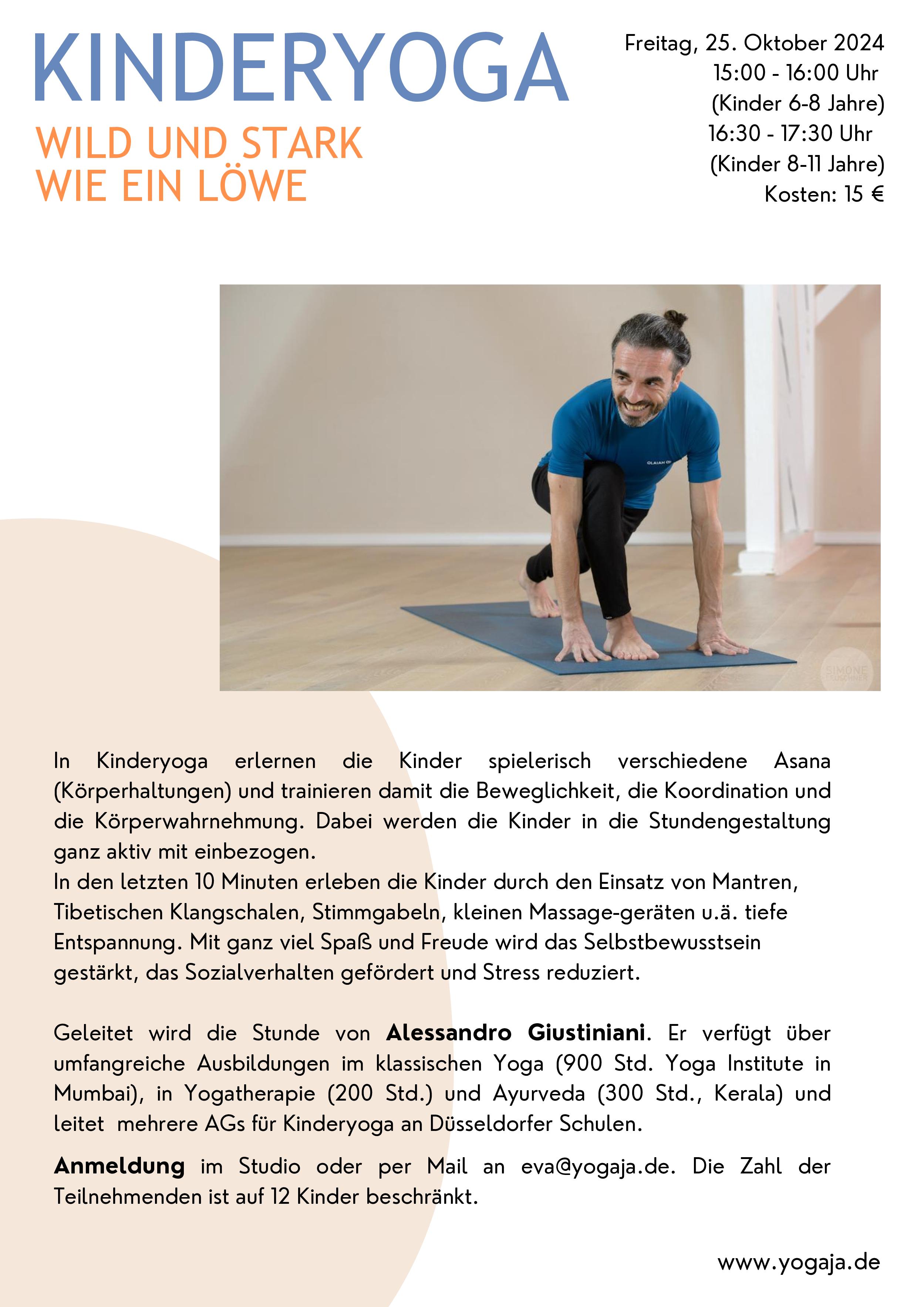 event: Kinderyoga im düsseldorf Gerresheim - Kinderyoga