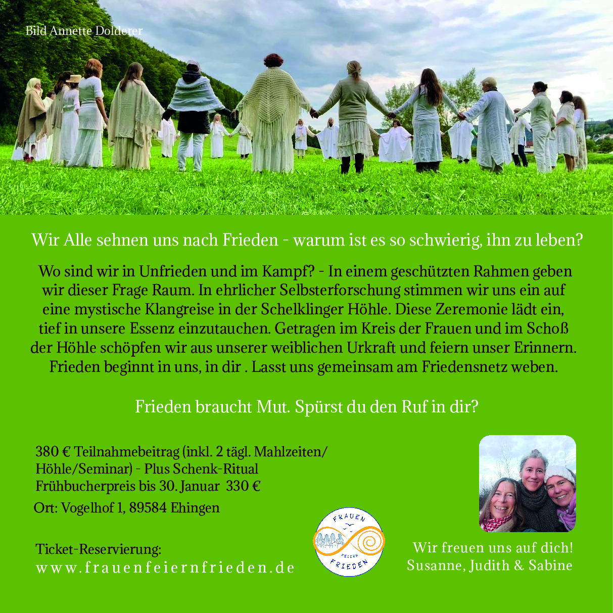 events - Kategorie: Zeremonie / Ritual - Baden-Württemberg - FRAUEN FEIERN FRIEDEN