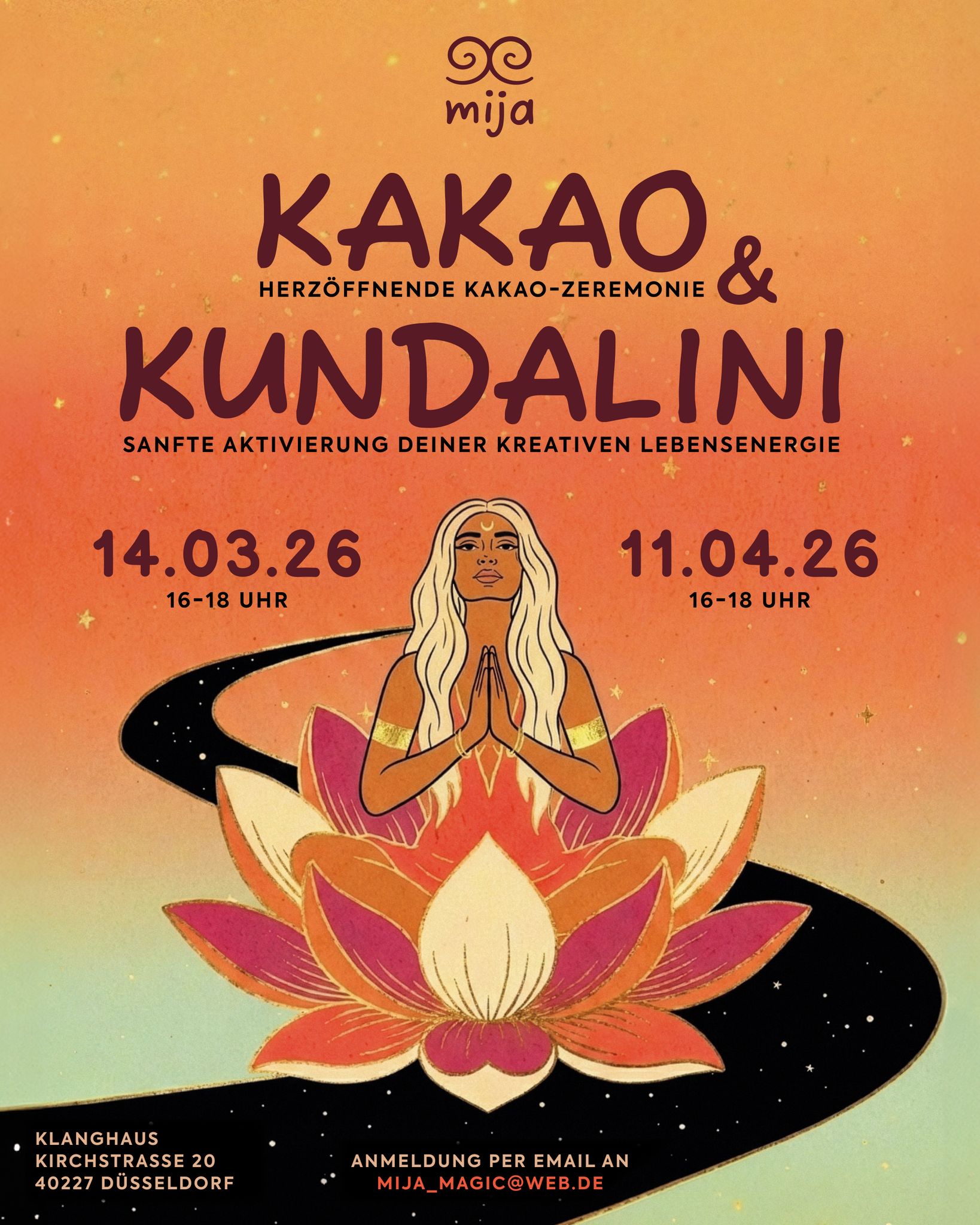 events - Breckerfeld - Kakao- & Kundalini-Zeremonie – Frauenkreis in Düsseldorf_14.3.