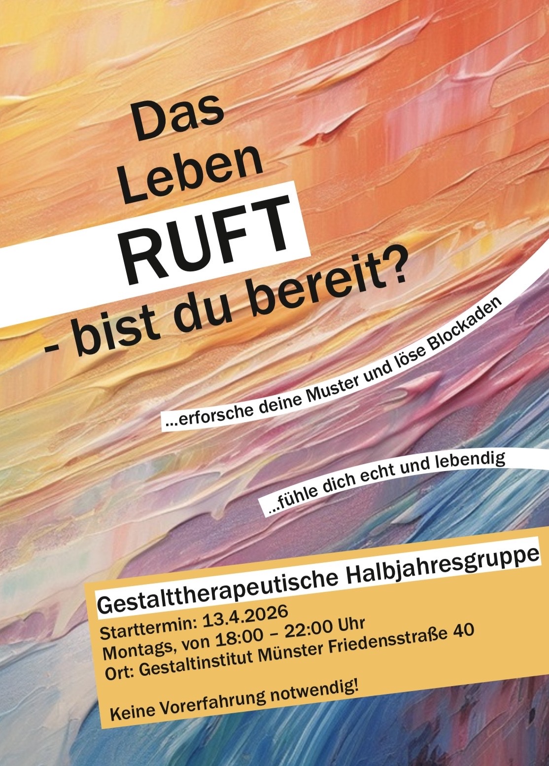 events - Lünen - Das Leben ruft- bist du bereit? 