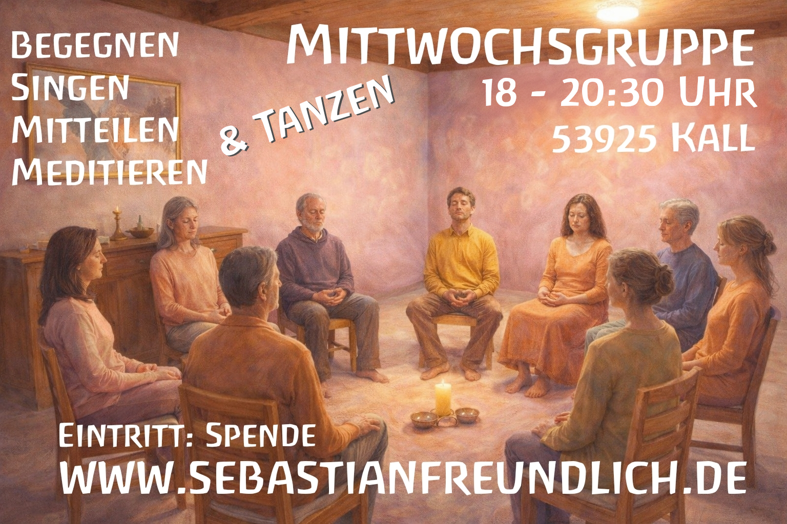 events - Kategorie: Singen - Köln Sülz - Mittwochsgruppe Sebastian Freundlich - Mittwochsgruppe